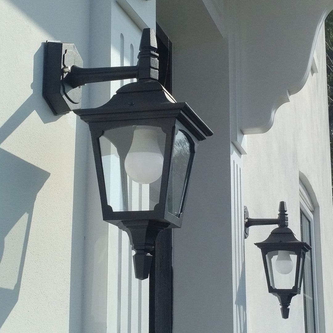 Norlys Chapel 1 Light Mini Down Wall Lantern CPM2-BLACK Black