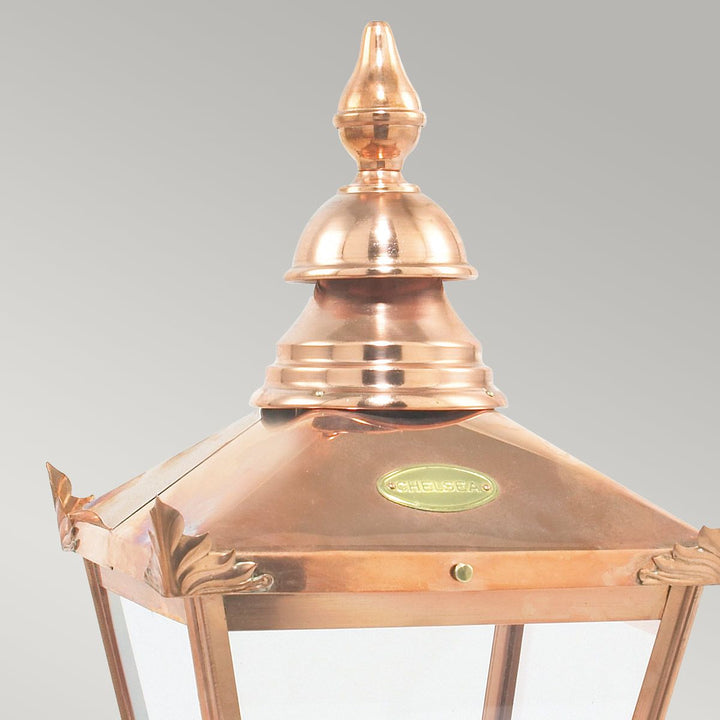 Elstead Lighting Chelsea 1 Light Pedestal Lantern CS3-COPPER Copper
