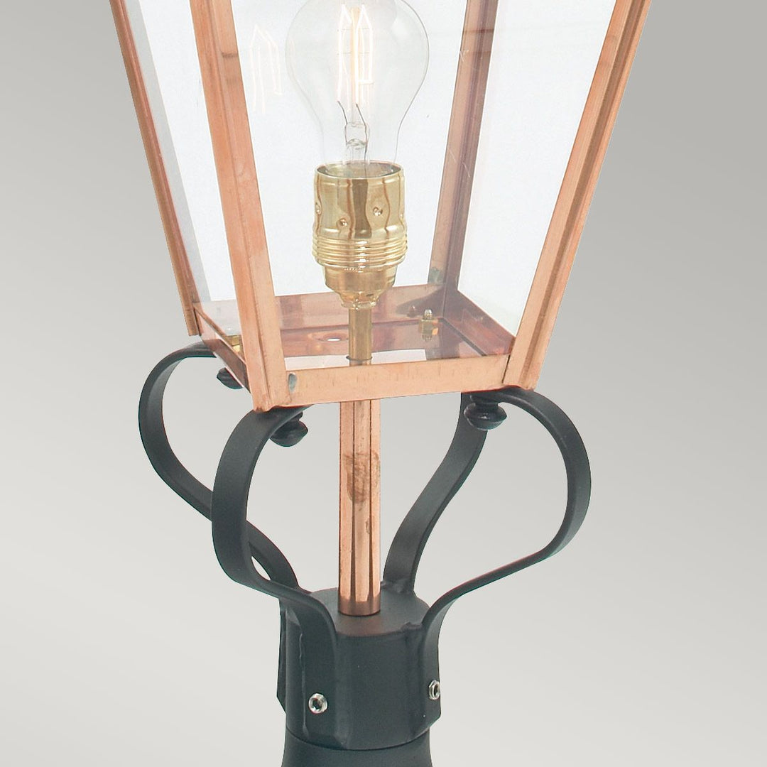Elstead Lighting Chelsea 1 Light Pedestal Lantern CS3-COPPER Copper