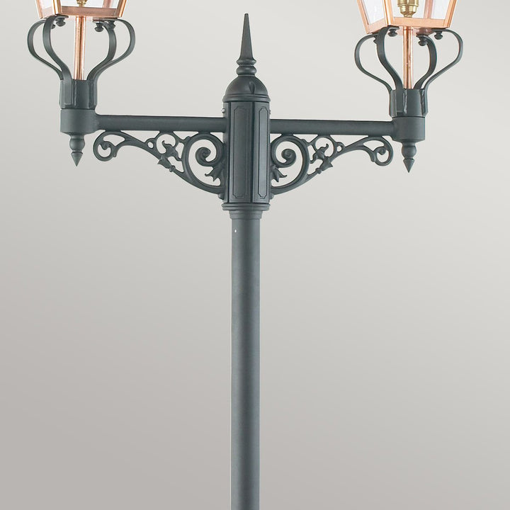 Elstead Lighting Chelsea Twin Head Lamp Post      CS6-COPPER Copper & Black