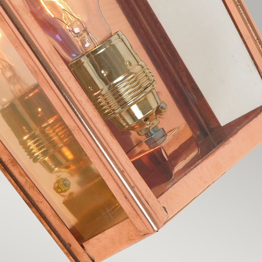 Elstead Lighting Chelsea 1 Light Small Half Lantern CS7-2-COPPER Copper