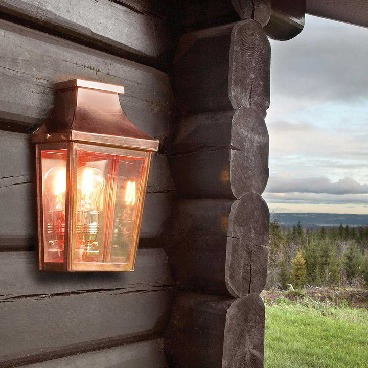 Elstead Lighting Chelsea 1 Light Small Half Lantern CS7-2-COPPER Copper