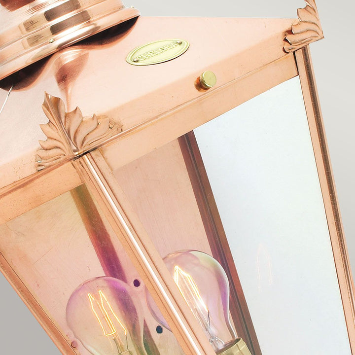 Elstead Lighting Chelsea 1 Light Half Lantern CS7-COPPER Copper