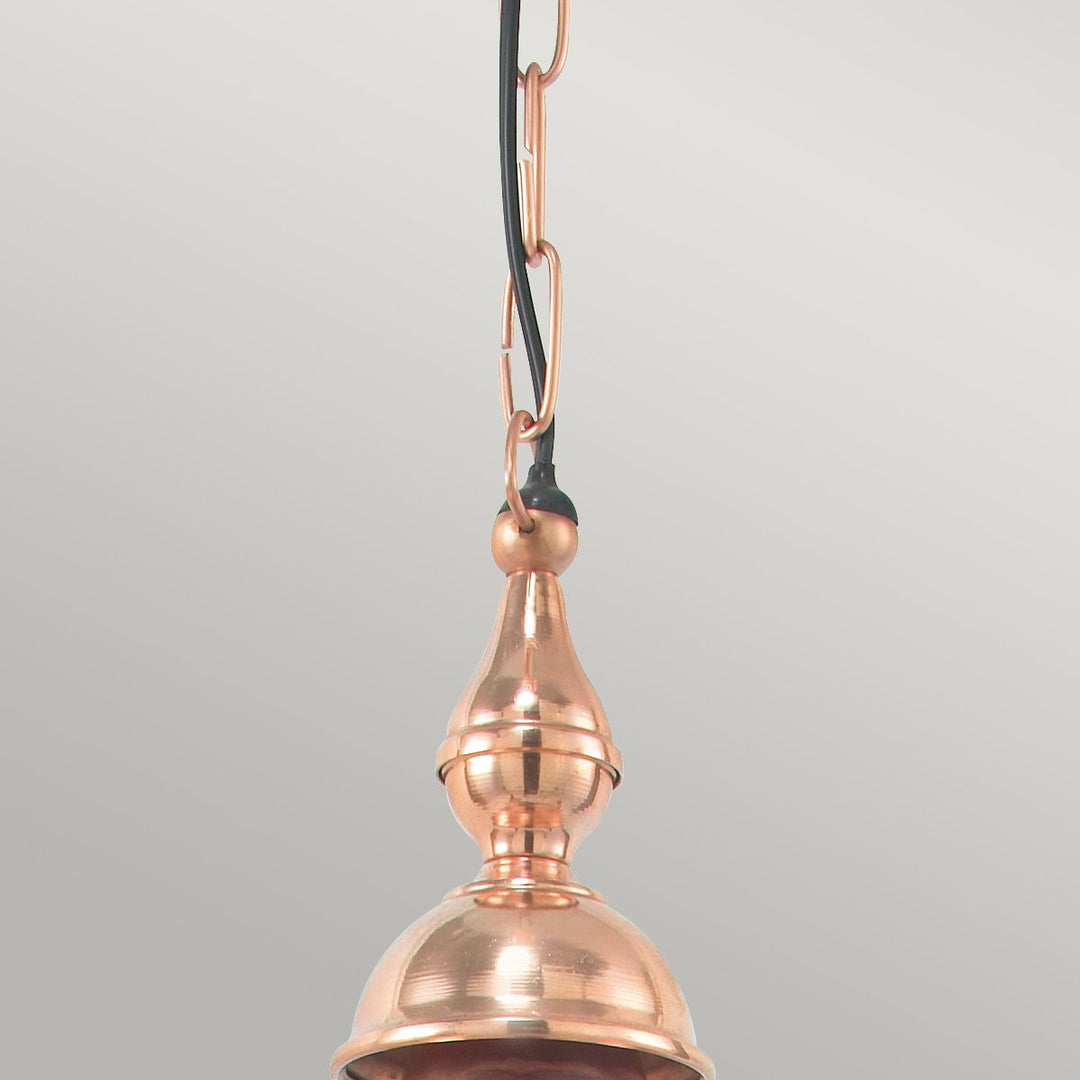 Elstead Lighting Chelsea 1 Light Chain Lantern CS8-COPPER Copper