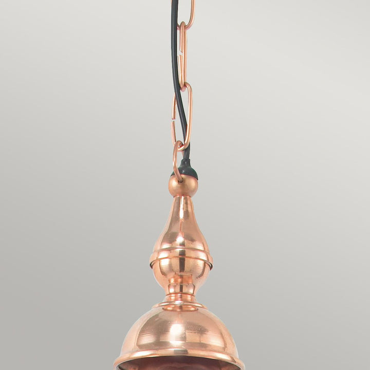 Elstead Lighting Chelsea 1 Light Chain Lantern CS8-COPPER Copper