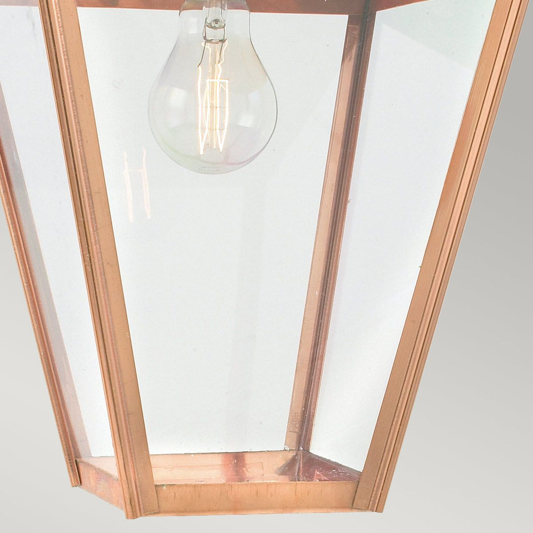 Elstead Lighting Chelsea 1 Light Chain Lantern CS8-COPPER Copper