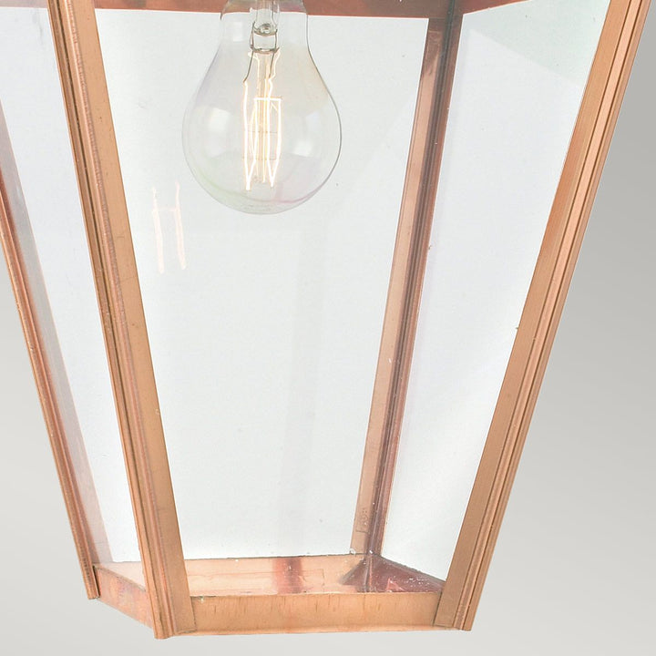 Elstead Lighting Chelsea 1 Light Chain Lantern CS8-COPPER Copper