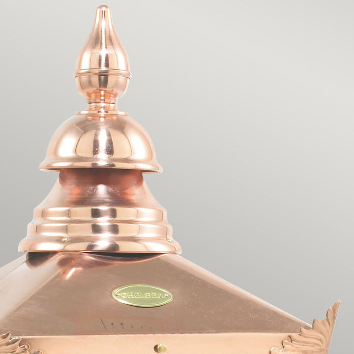 Elstead Lighting Chelsea 1 Light Grande Pedestal Lantern CSG3-COPPER Copper
