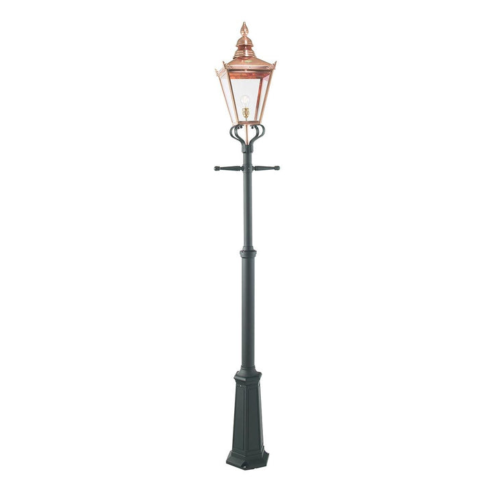 Elstead Lighting Chelsea 1 Light Grande Lamp Post CSG5-COPPER Copper & Black