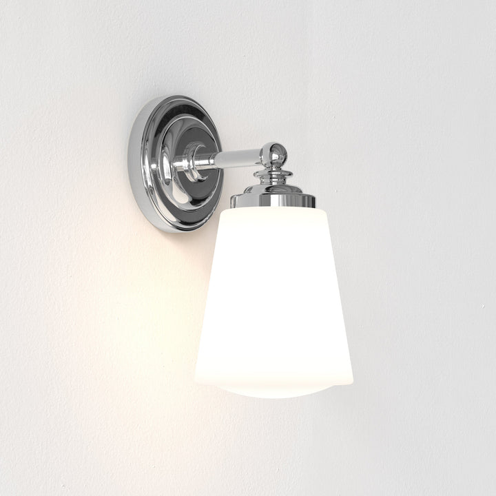 Astro Anton Wall Light in Polished Chrome – Bathroom Wall Fixture