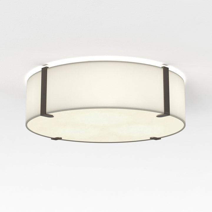 Astro Ceiling Base 410 flush ceiling fitting in matt white, 410 mm diameter