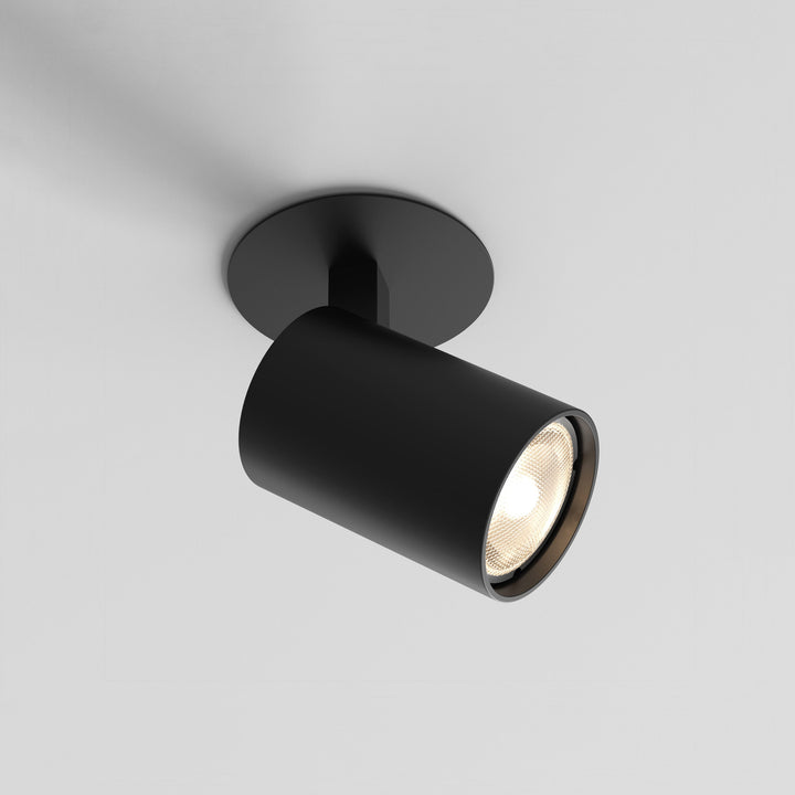 Astro Ascoli Recessed Spotlight in Matt Black, Matt Nickel, Textured White, and Bronze – Adjustable Ceiling Fixture