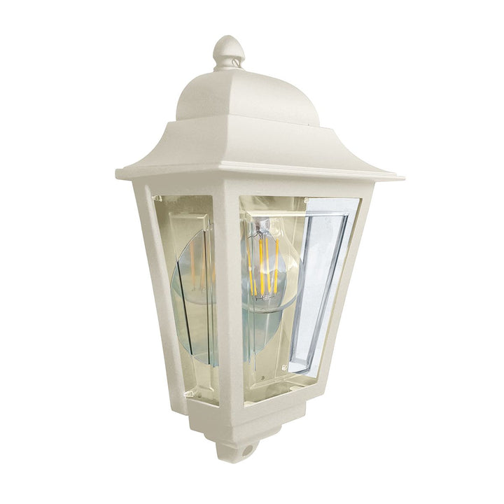 Norlys Deco Lane 1lt Half Wall Lantern DECO-LANE7-CREAM Cream