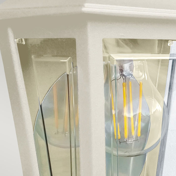 Norlys Deco Lane 1lt Half Wall Lantern DECO-LANE7-CREAM Cream