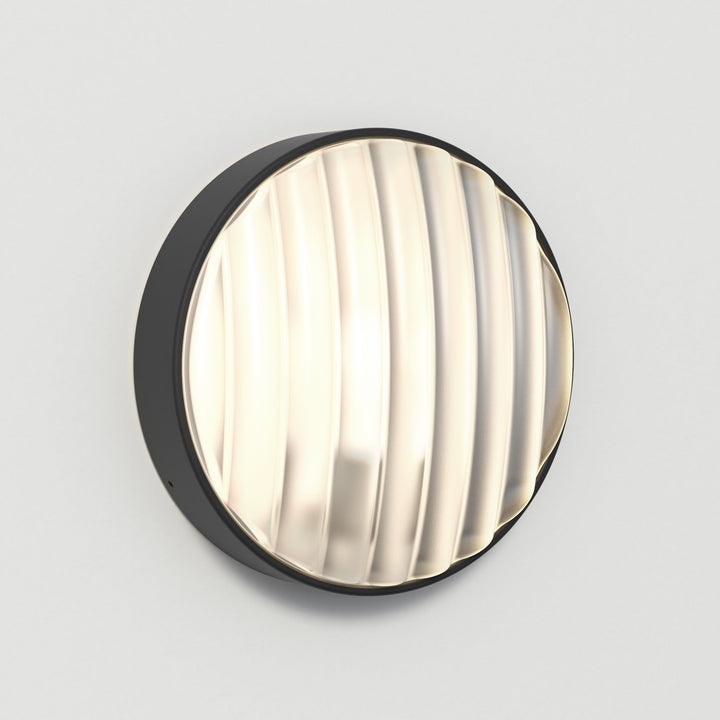 Astro Montreal Round 300 wall light in Textured Black