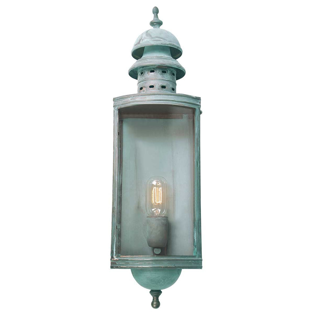 Norlys Downing Street 1 lt Wall Lantern DOWNING-STREET-V Verdigris