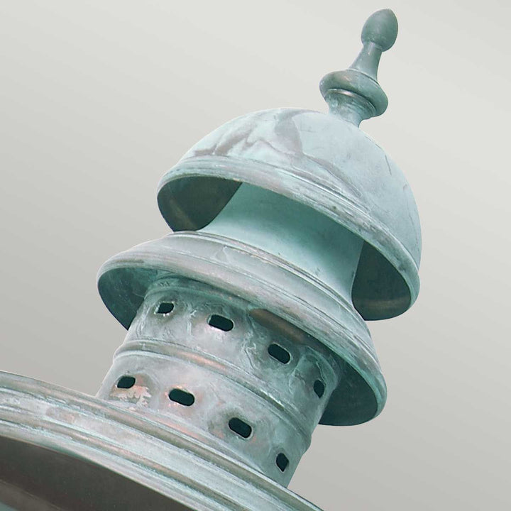 Norlys Downing Street 1 lt Wall Lantern DOWNING-STREET-V Verdigris