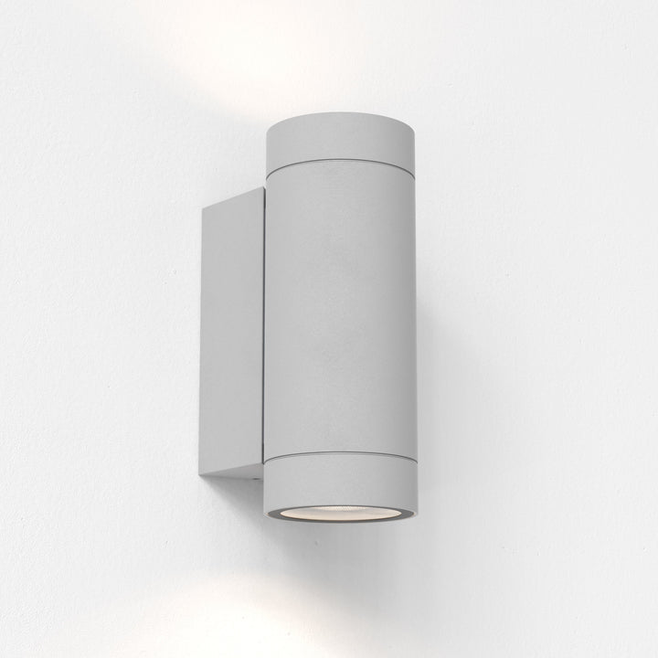 Astro Dartmouth Twin GU10 Wall Light in Textured Grey