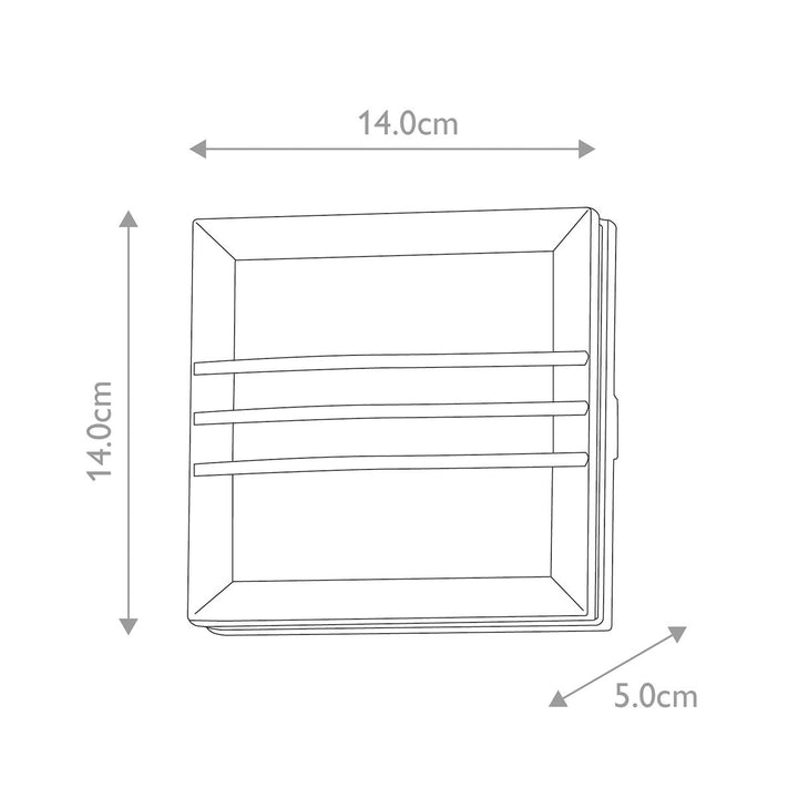 Norlys Egil 1 Light Wall/Ceiling Lantern  EGIL-2W Graphite