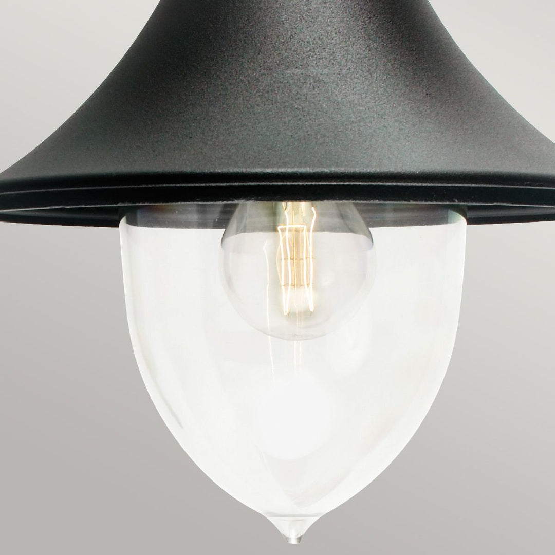 Elstead Lighting Firenze 1 Light Wall Lantern - Black  F2-BLACK Black
