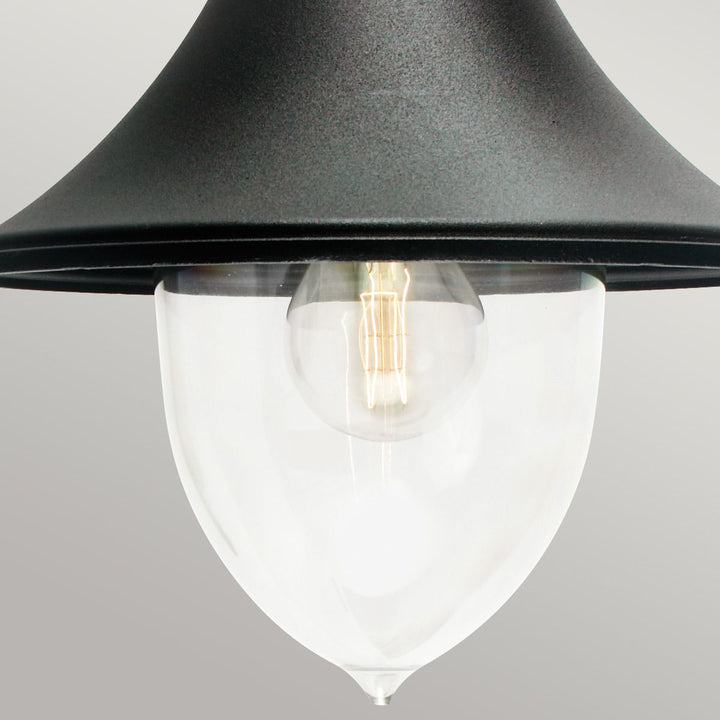 Elstead Lighting Firenze 1 Light Wall Lantern - Black  F2-BLACK Black