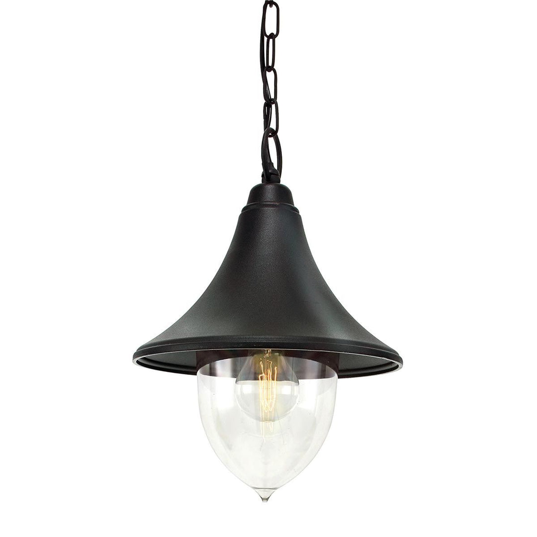 Elstead Lighting Firenze 1 Light Chain Lantern - Black  F8-BLACK Black