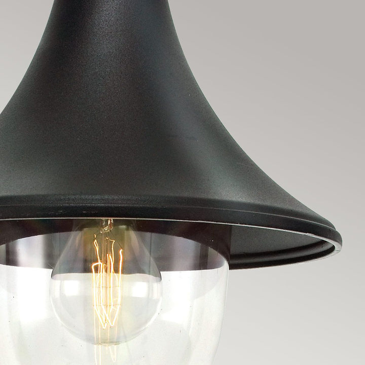 Elstead Lighting Firenze 1 Light Chain Lantern - Black  F8-BLACK Black
