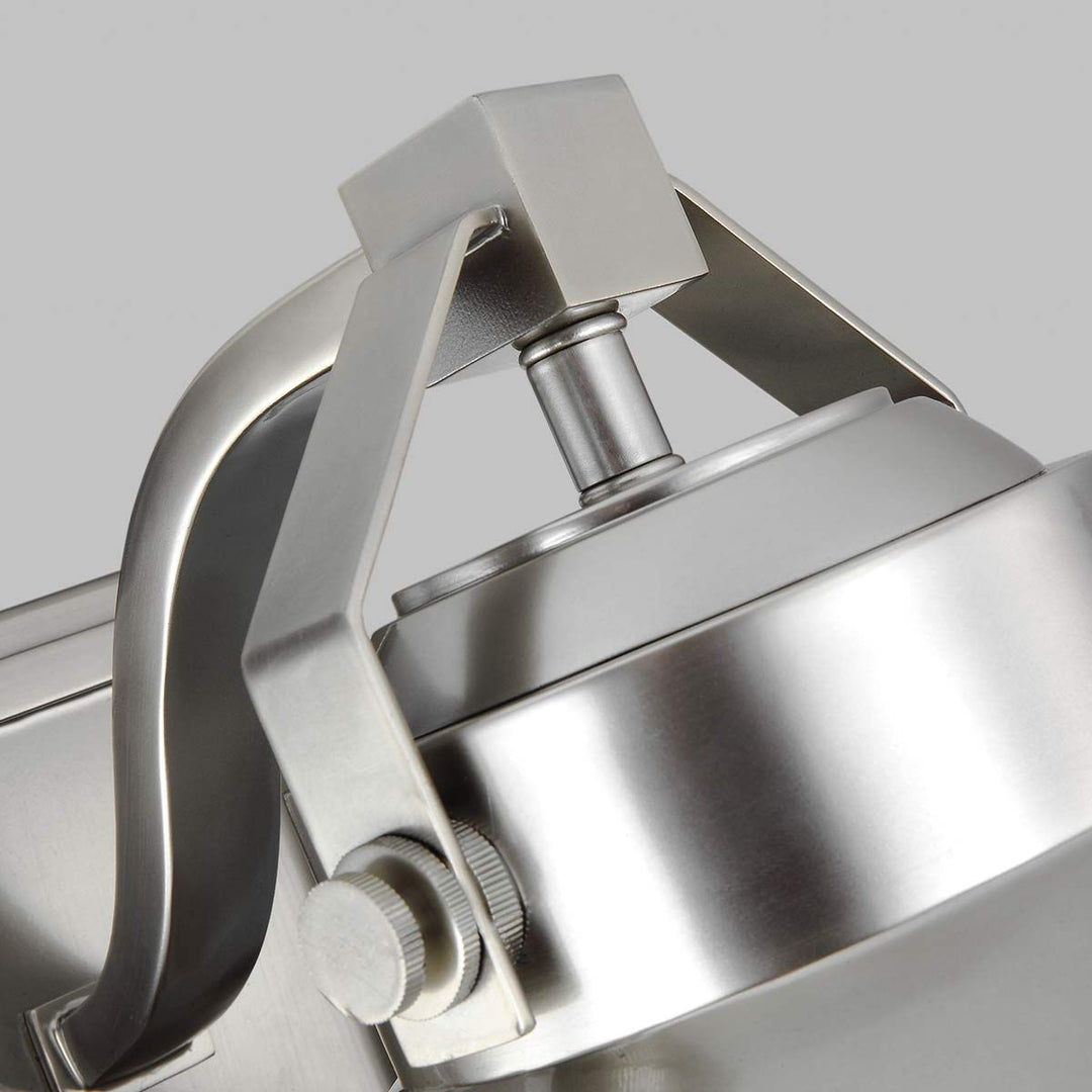 Norlys Boynton 1 Light Medium Wall Lantern FE-BOYNTON2-M Painted Brushed Steel