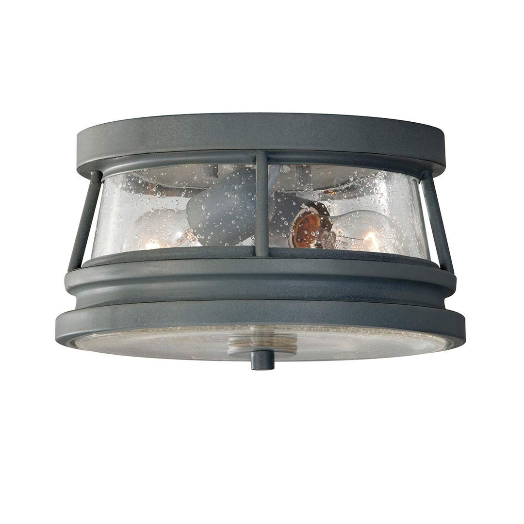 Norlys Chelsea Harbor 2 Light Flush Lantern FE-CHELSEAHBR-F Storm Cloud