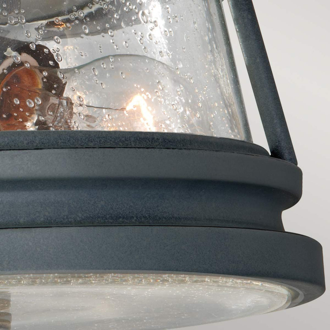Norlys Chelsea Harbor 2 Light Flush Lantern FE-CHELSEAHBR-F Storm Cloud
