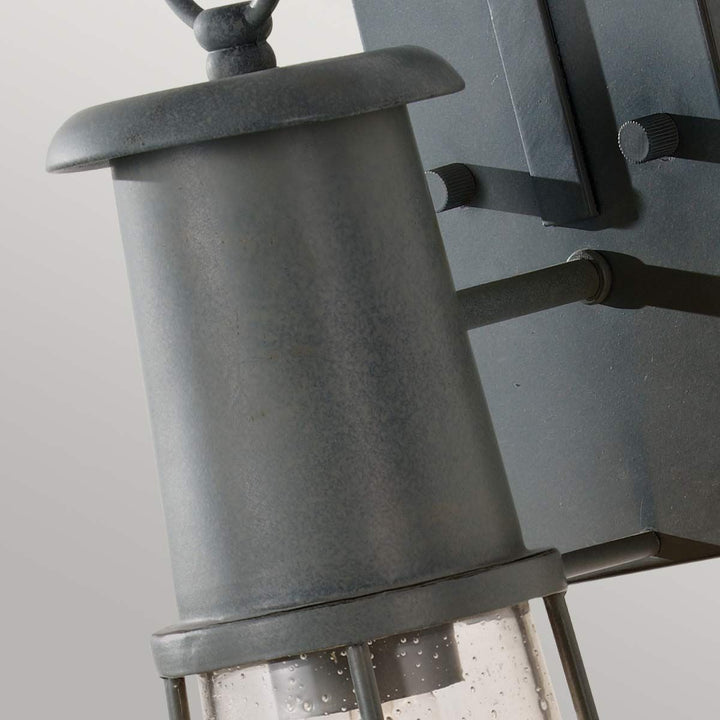 Norlys Chelsea Harbor 1 Light Wall Lantern FE-CHELSEAHBR2 Storm Cloud