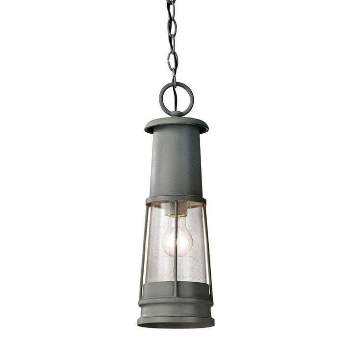 Norlys Chelsea Harbor 1 Light Chain Lantern FE-CHELSEAHBR8 Storm Cloud