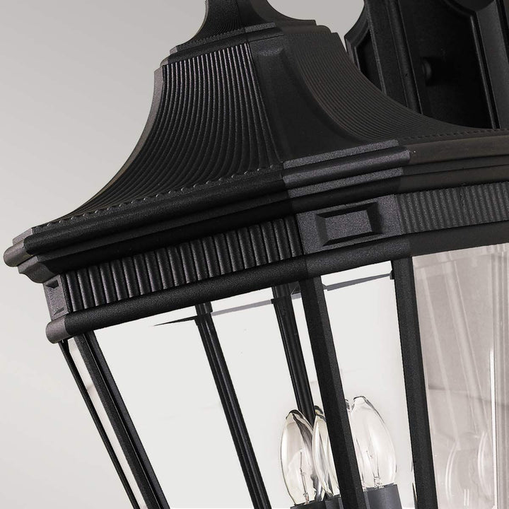 Norlys Cotswold Lane 3 Light Large Wall Lantern FE-COTSLN2-L-BK Black