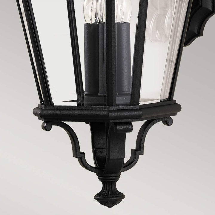 Norlys Cotswold Lane 3 Light Large Wall Lantern FE-COTSLN2-L-BK Black