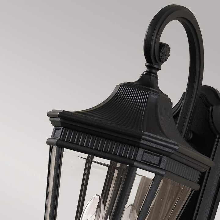 Norlys Cotswold Lane 2 Light Medium Wall Lantern FE-COTSLN2-M-BK Black