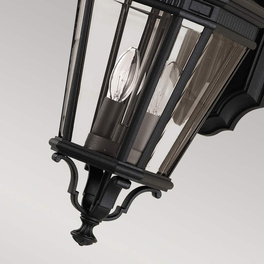 Norlys Cotswold Lane 2 Light Medium Wall Lantern FE-COTSLN2-M-BK Black