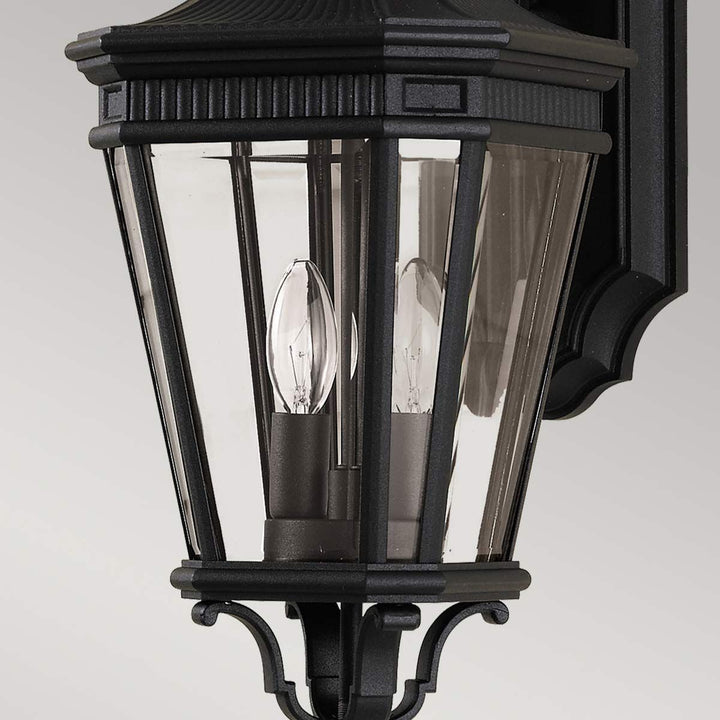 Norlys Cotswold Lane 2 Light Medium Wall Lantern FE-COTSLN2-M-BK Black