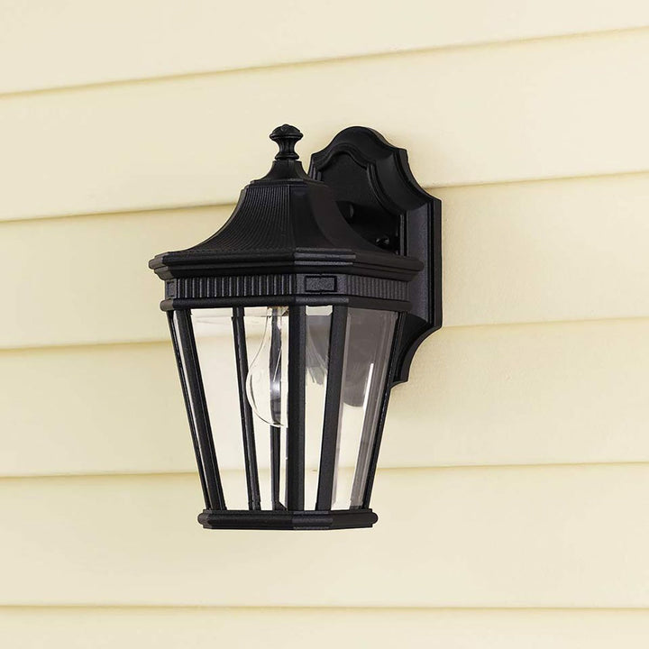 Norlys Cotswold Lane 1 Light Small Wall Lantern FE-COTSLN2-S-BK Black