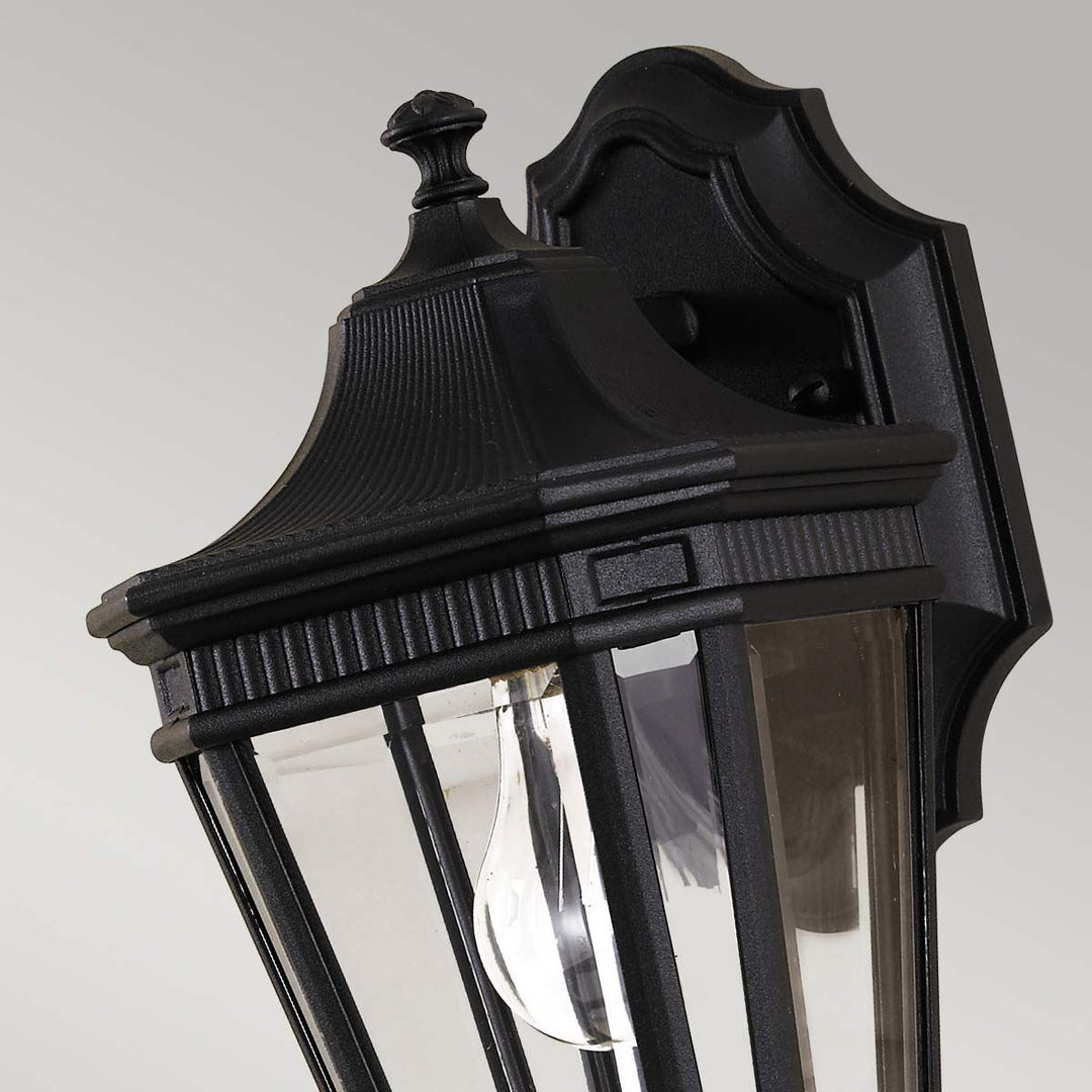 Norlys Cotswold Lane 1 Light Small Wall Lantern FE-COTSLN2-S-BK Black