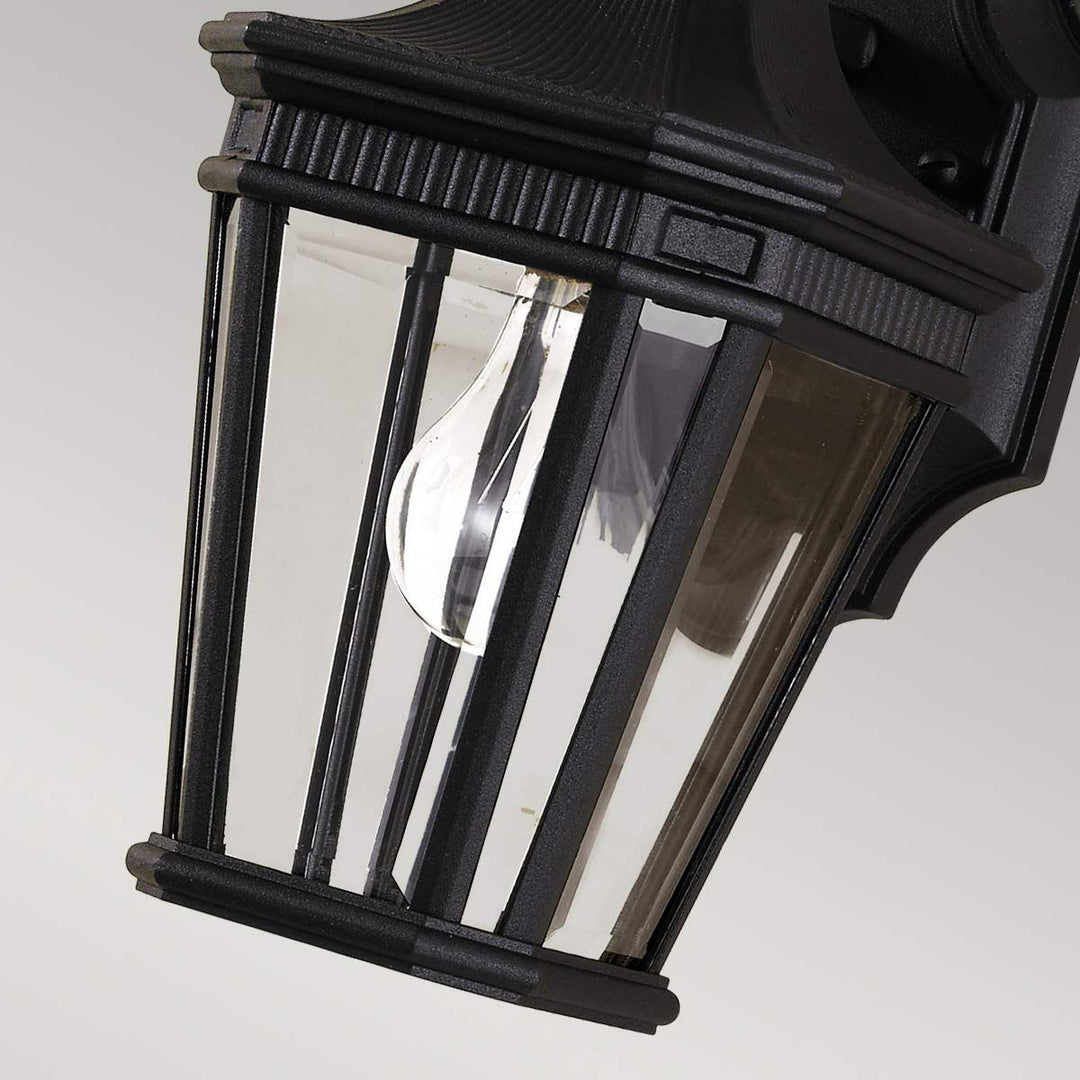 Norlys Cotswold Lane 1 Light Small Wall Lantern FE-COTSLN2-S-BK Black