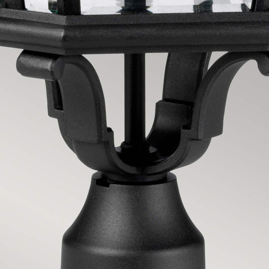 Norlys Cotswold Lane 3 Light Large Pedestal FE-COTSLN3-L-BK Black