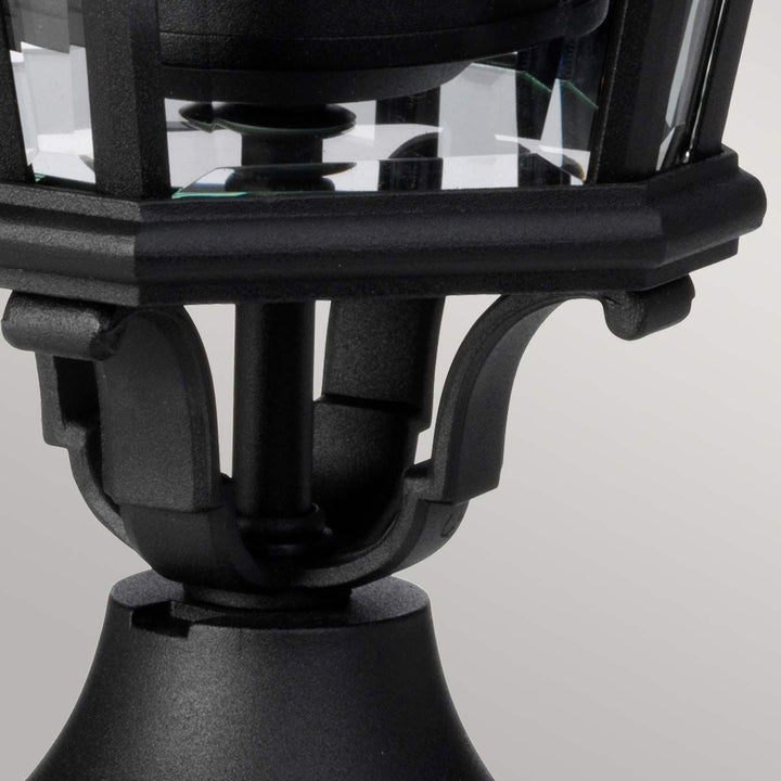 Norlys Cotswold Lane 2 Light Medium Pedestal FE-COTSLN3-M-BK Black