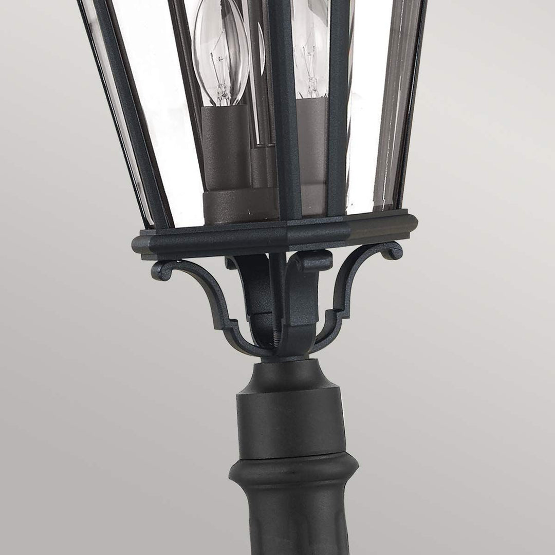 Norlys Cotswold Lane 2 Light Medium Pillar FE-COTSLN4-M-BK Black