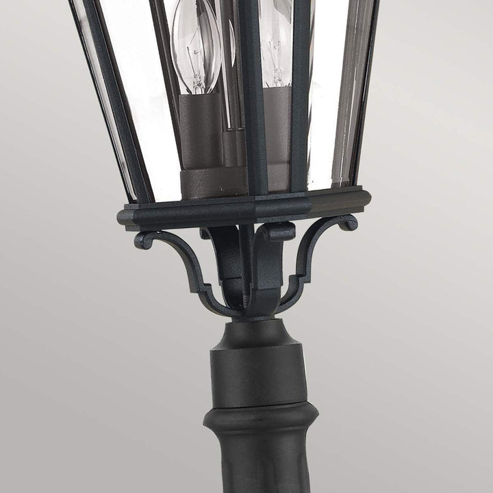 Norlys Cotswold Lane 2 Light Medium Pillar FE-COTSLN4-M-BK Black