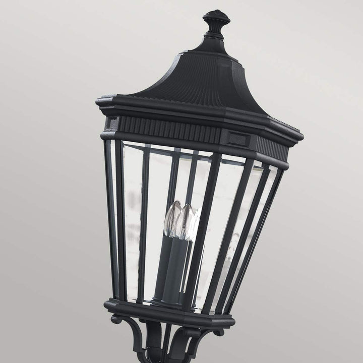 Norlys Cotswold Lane 3 Light Large Post FE-COTSLN5-L-BK Black