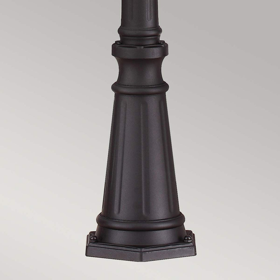 Norlys Cotswold Lane 3 Light Large Post FE-COTSLN5-L-BK Black