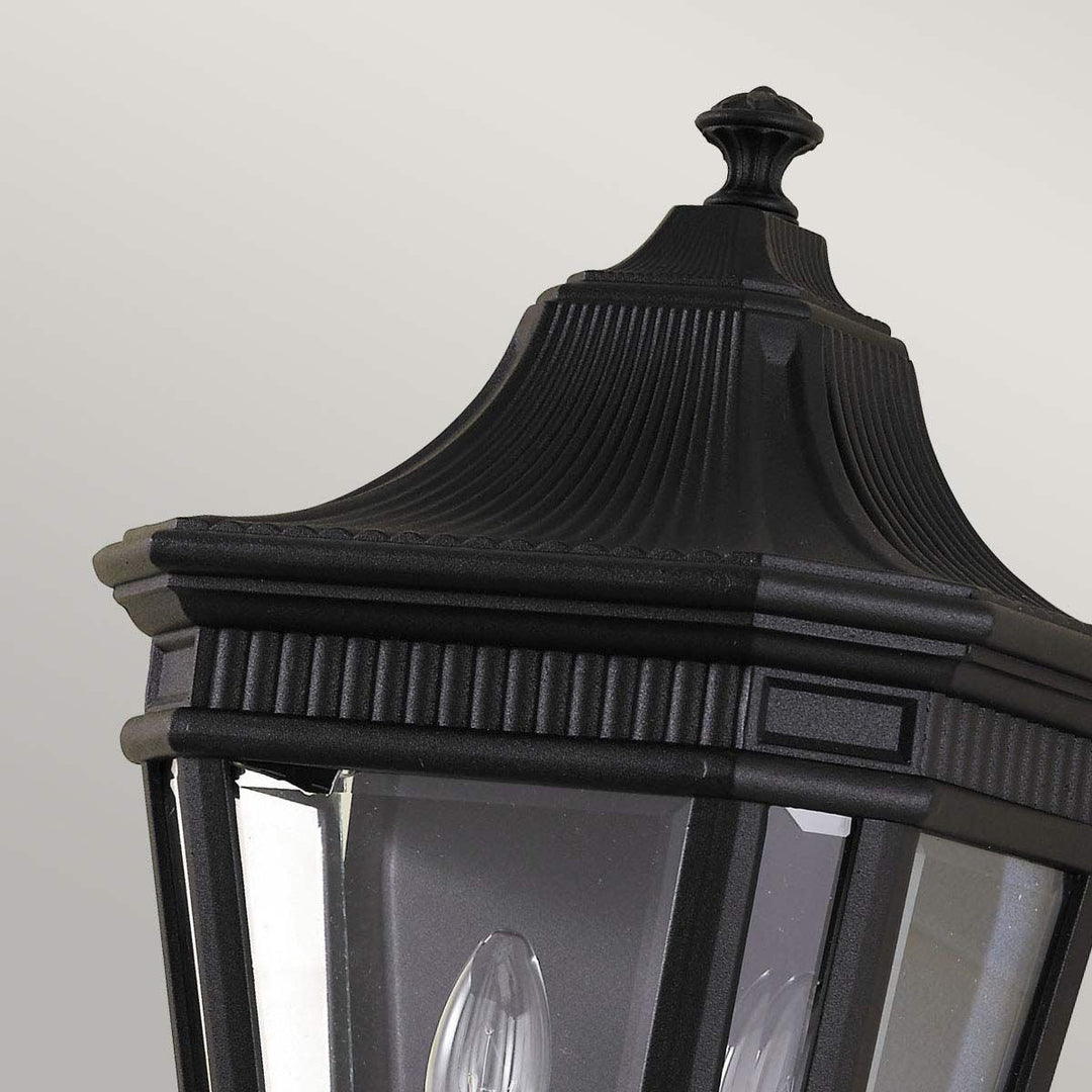 Norlys Cotswold Lane 2 Light Half Wall Lantern FE-COTSLN7-BK Black