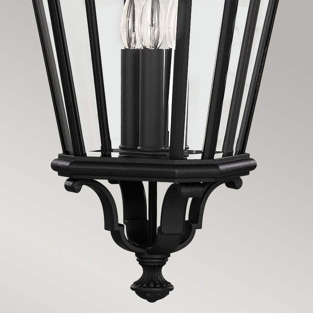 Norlys Cotswold Lane 3 Light Large Chain Lantern FE-COTSLN8-L-BK Black