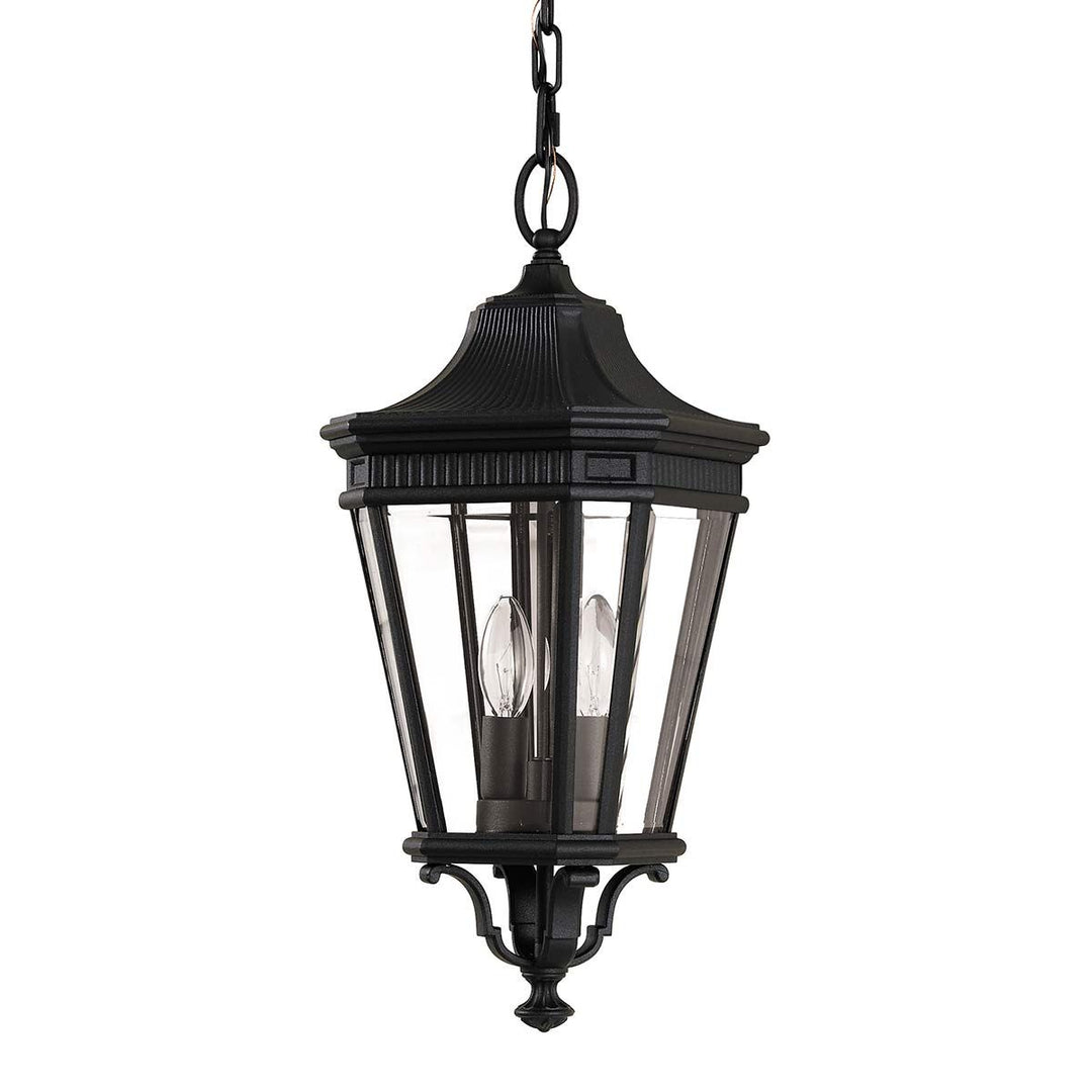 Norlys Cotswold Lane 2 Light Medium Chain Lantern FE-COTSLN8-M-BK Black