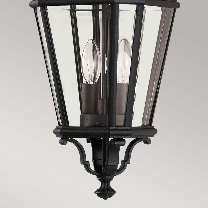 Norlys Cotswold Lane 2 Light Medium Chain Lantern FE-COTSLN8-M-BK Black